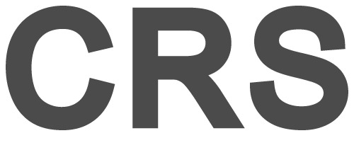 Large, bold, dark gray letters "CRS" on a plain white background—ideal for businesses specializing in New Build Homes or loft conversions.